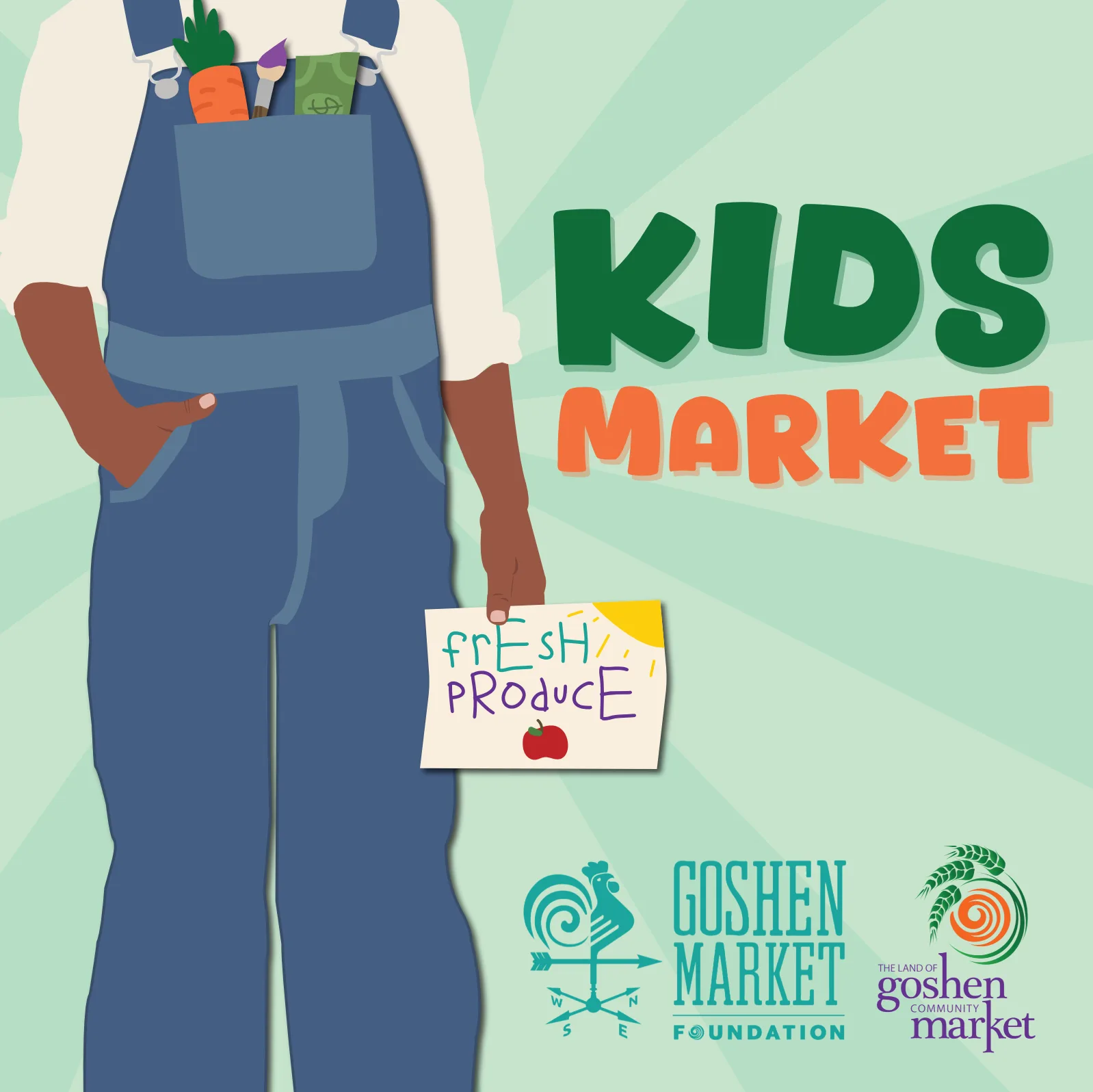 Kids Market Event Flyer